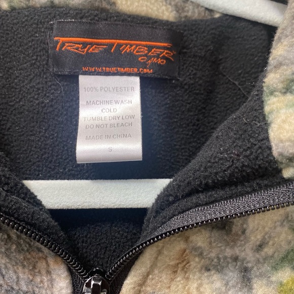 🥰😍Mossy True Timber Thick Fleeced Lined 4 Pocket Green Camouflage Warm Jacket - Picture 4 of 7